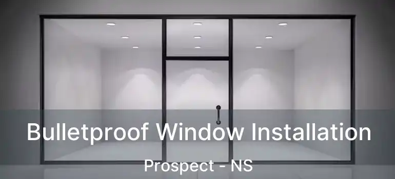  Bulletproof Window Installation Prospect - NS