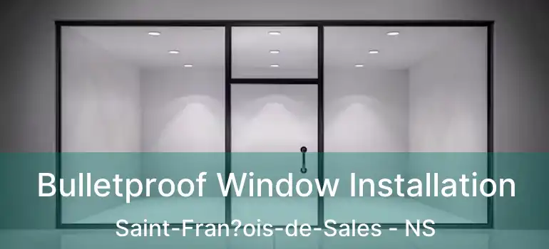  Bulletproof Window Installation Saint-Fran?ois-de-Sales - NS