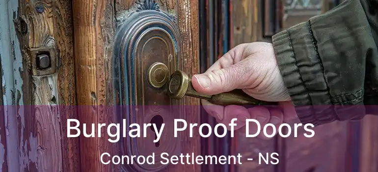  Burglary Proof Doors Conrod Settlement - NS