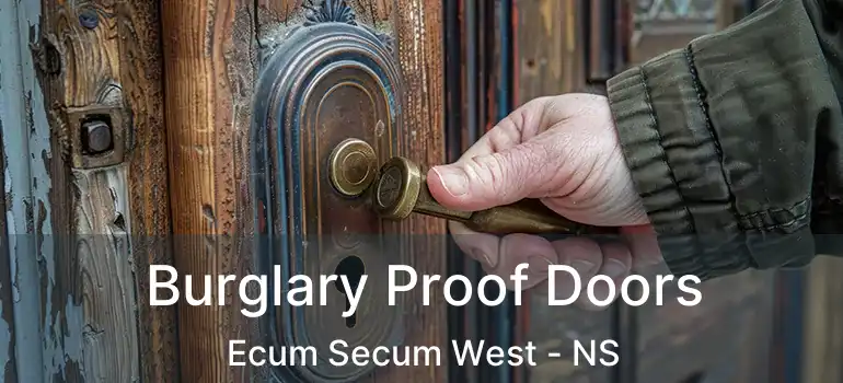  Burglary Proof Doors Ecum Secum West - NS