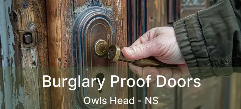  Burglary Proof Doors Owls Head - NS