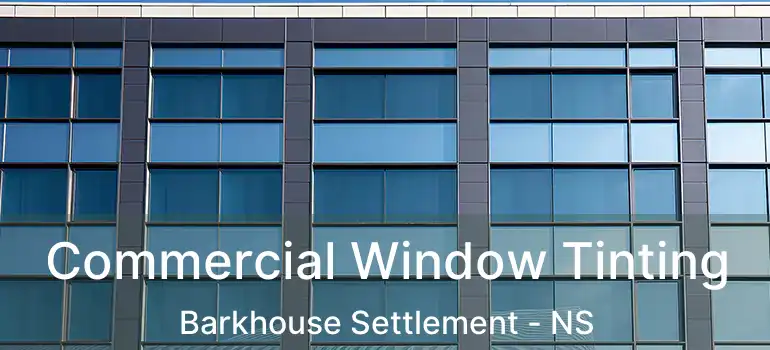  Commercial Window Tinting Barkhouse Settlement - NS