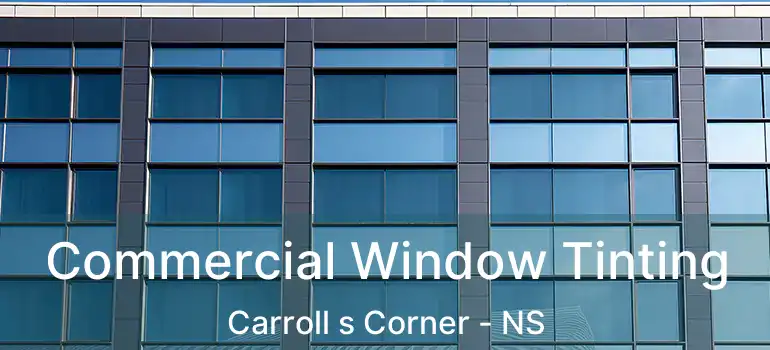  Commercial Window Tinting Carroll s Corner - NS