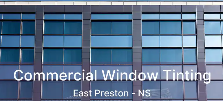  Commercial Window Tinting East Preston - NS