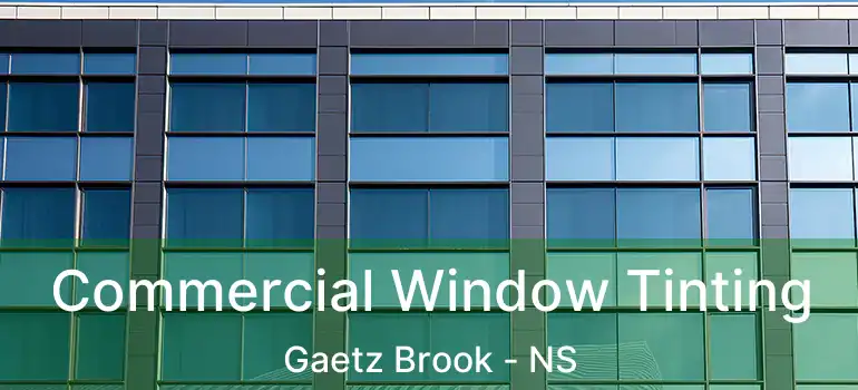  Commercial Window Tinting Gaetz Brook - NS