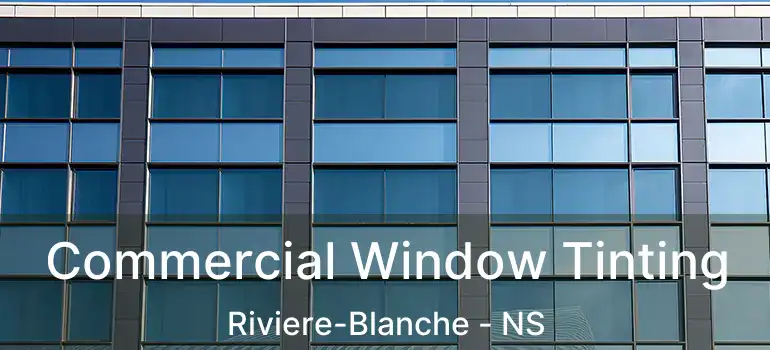  Commercial Window Tinting Riviere-Blanche - NS