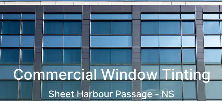  Commercial Window Tinting Sheet Harbour Passage - NS