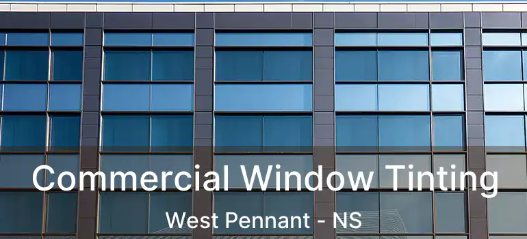  Commercial Window Tinting West Pennant - NS