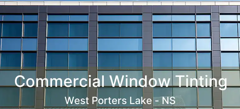  Commercial Window Tinting West Porters Lake - NS