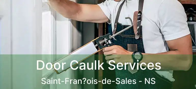  Door Caulk Services Saint-Fran?ois-de-Sales - NS