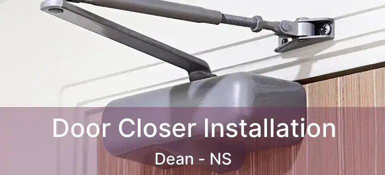  Door Closer Installation Dean - NS