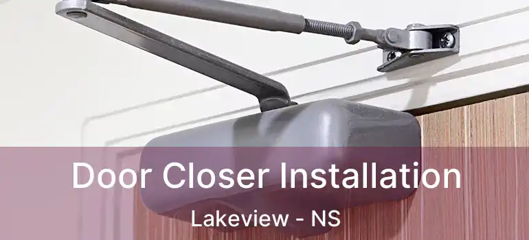  Door Closer Installation Lakeview - NS