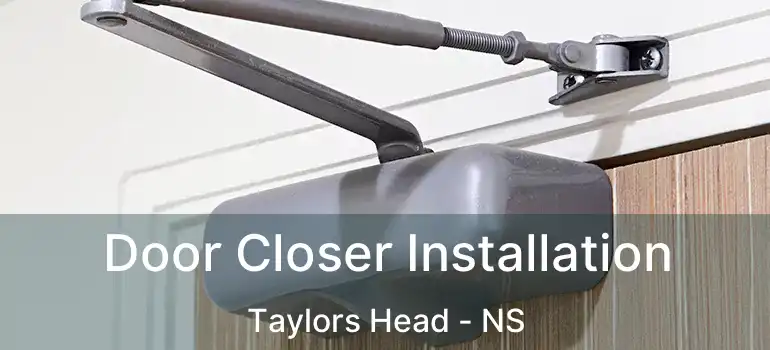  Door Closer Installation Taylors Head - NS