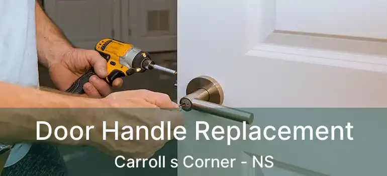  Door Handle Replacement Carroll s Corner - NS