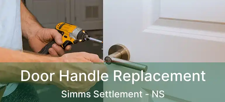  Door Handle Replacement Simms Settlement - NS