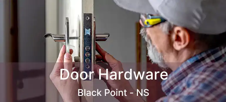  Door Hardware Black Point - NS