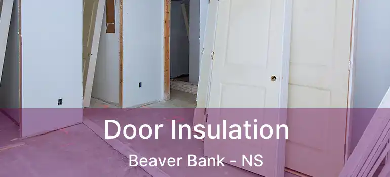  Door Insulation Beaver Bank - NS