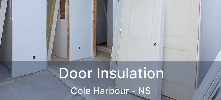  Door Insulation Cole Harbour - NS