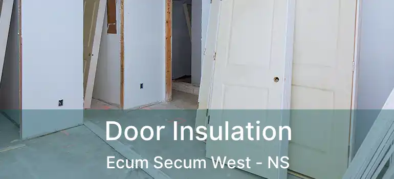  Door Insulation Ecum Secum West - NS