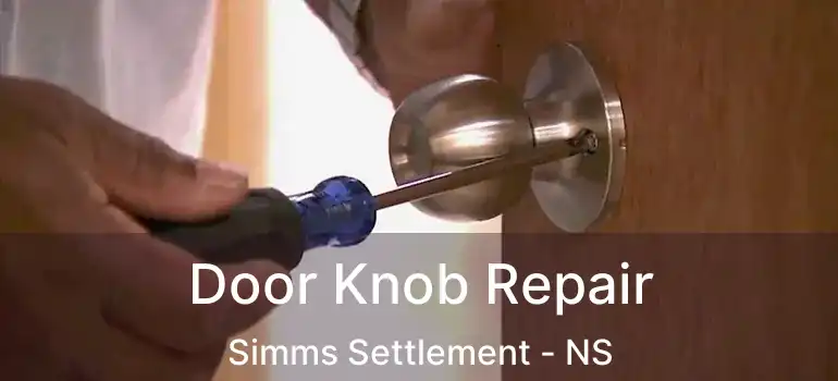  Door Knob Repair Simms Settlement - NS