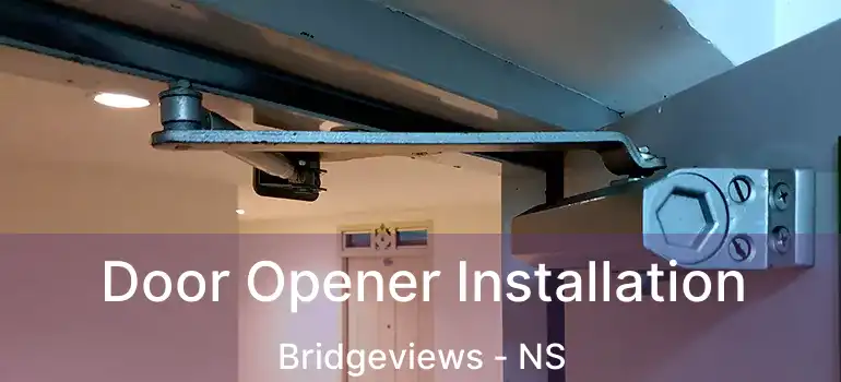  Door Opener Installation Bridgeviews - NS