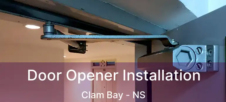  Door Opener Installation Clam Bay - NS