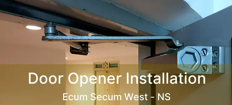  Door Opener Installation Ecum Secum West - NS