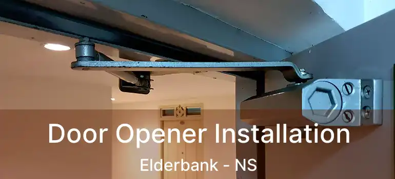  Door Opener Installation Elderbank - NS