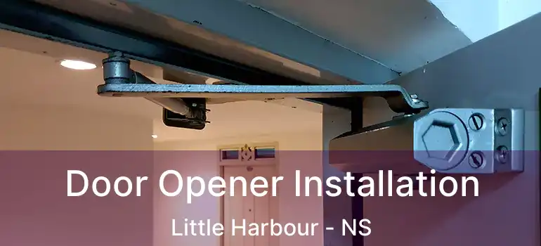  Door Opener Installation Little Harbour - NS