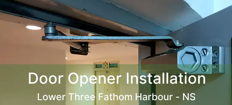  Door Opener Installation Lower Three Fathom Harbour - NS