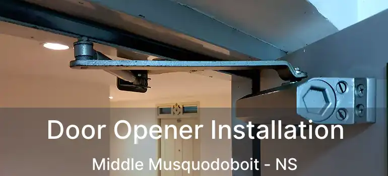  Door Opener Installation Middle Musquodoboit - NS