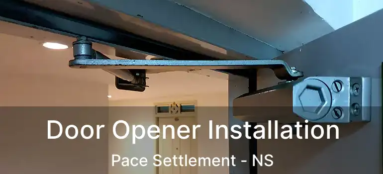  Door Opener Installation Pace Settlement - NS