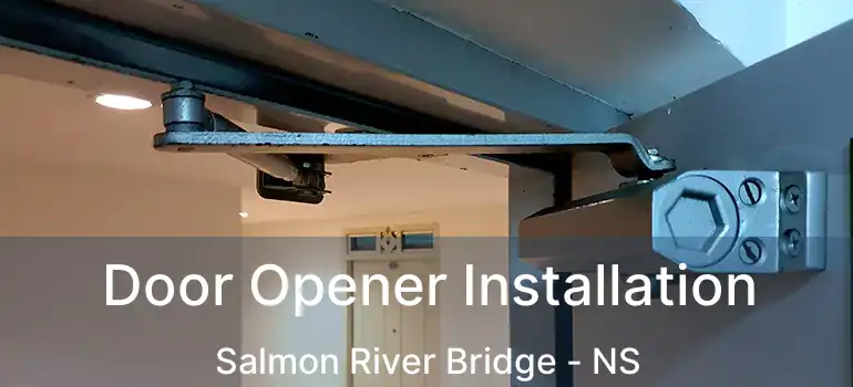  Door Opener Installation Salmon River Bridge - NS