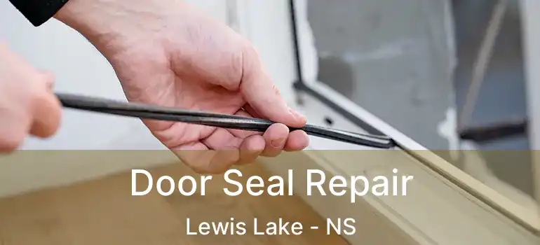  Door Seal Repair Lewis Lake - NS