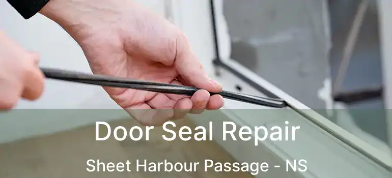  Door Seal Repair Sheet Harbour Passage - NS