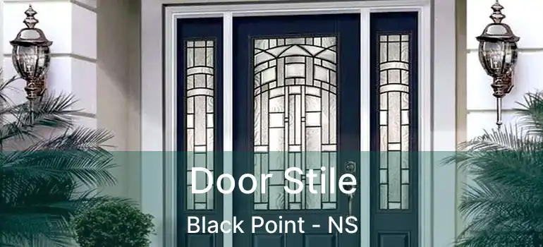  Door Stile Black Point - NS