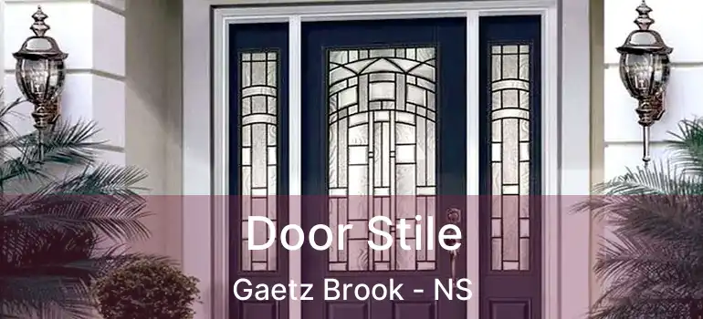  Door Stile Gaetz Brook - NS