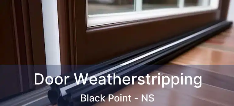  Door Weatherstripping Black Point - NS