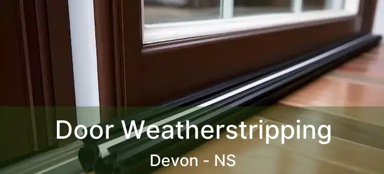  Door Weatherstripping Devon - NS