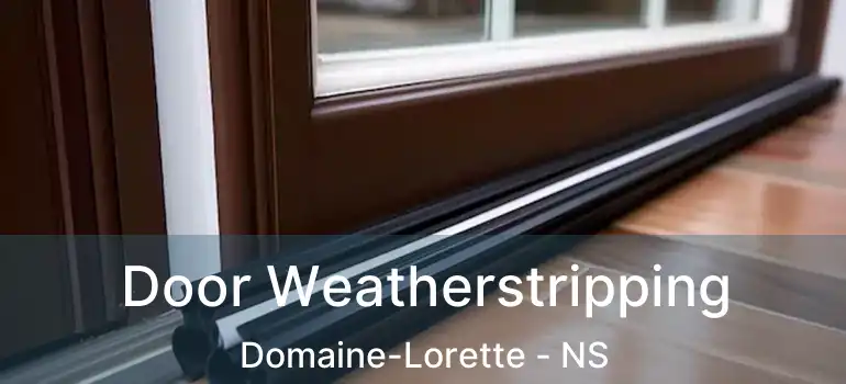  Door Weatherstripping Domaine-Lorette - NS