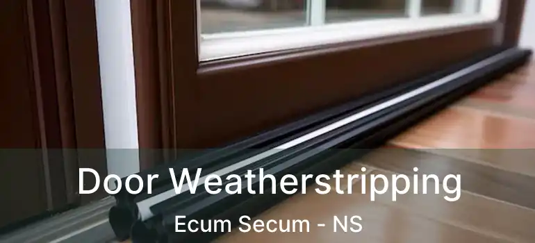  Door Weatherstripping Ecum Secum - NS