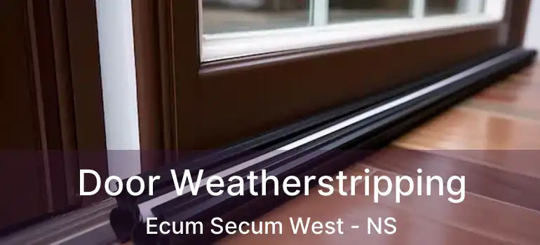  Door Weatherstripping Ecum Secum West - NS