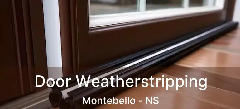  Door Weatherstripping Montebello - NS