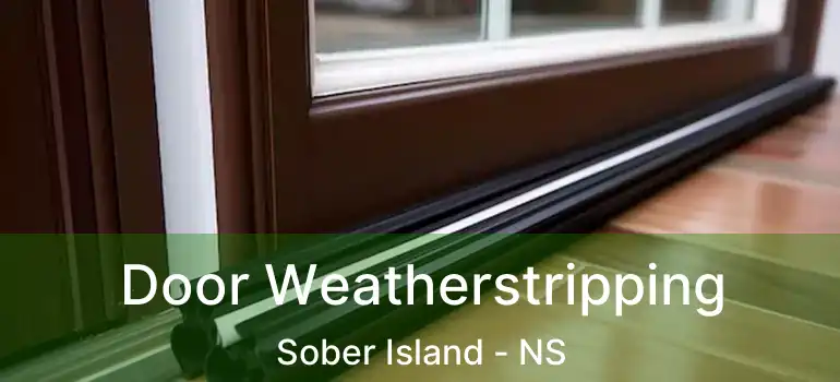  Door Weatherstripping Sober Island - NS