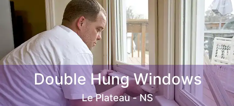  Double Hung Windows Le Plateau - NS