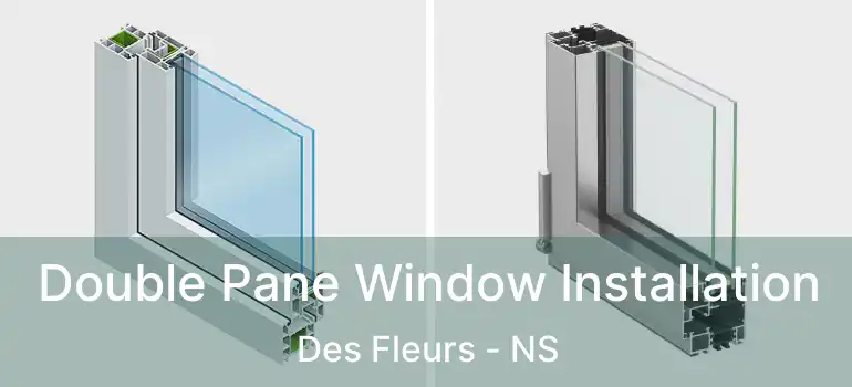  Double Pane Window Installation Des Fleurs - NS