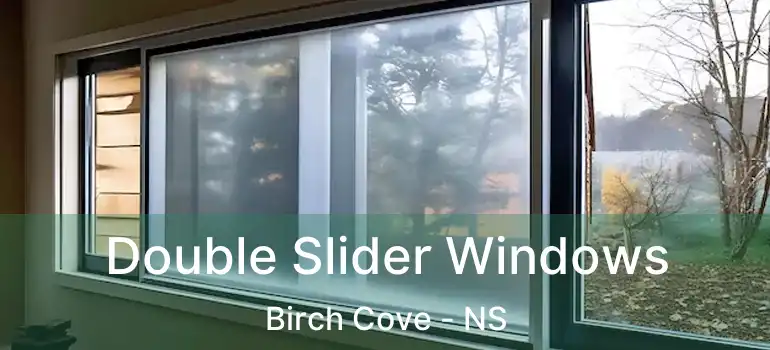  Double Slider Windows Birch Cove - NS