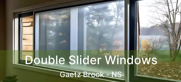  Double Slider Windows Gaetz Brook - NS