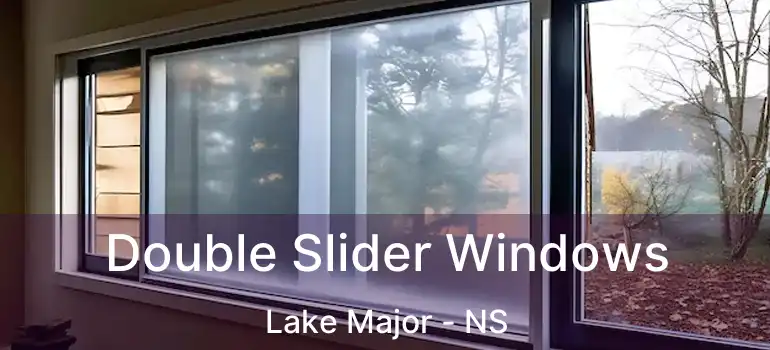  Double Slider Windows Lake Major - NS