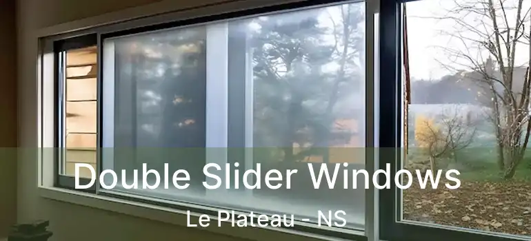  Double Slider Windows Le Plateau - NS